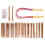Steel & Bamboo Circular Knitting Needle Set, Multiple Sizes, 20cm 13