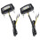 2pcs LED Motorcycle License Plate Tail Lights for Enhanced Night Visibility and Easy Installation 1