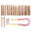Steel & Bamboo Circular Knitting Needle Set, Multiple Sizes, 20cm 12