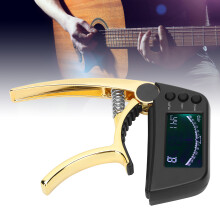2 in 1 Guitar Capo Tuner Zinc Alloy ABS with LCD for All Guitars