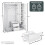 Vida Designs (White) Glinton 3 Door 2 Drawer Wardrobe Gloss Bedroom 2