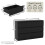 Vida Designs (Black) Denver 6 Drawer Chest Wide Bedroom Clothes Storage 1