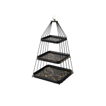3Tier Ceramic Cake Stand With Handles Dessert Centerpiece For Weddings And Parties Afternoon Tea Pastry Tray