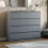 Vida Designs (Grey) Denver 8 Drawer Wide Chest Bedroom Storage Unit 1