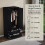Vida Designs (Black) Glinton 2 Door 2 Drawer Wardrobe Bedroom Storage 3