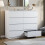 Vida Designs (White) Denver 8 Drawer Wide Chest Bedroom Storage Unit 5