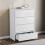 Vida Designs (White) Glinton Modern 4 Drawer Chest Bedroom Home Storage 5