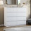 Vida Designs (White) Denver 8 Drawer Wide Chest Bedroom Storage Unit 1