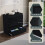 Vida Designs (Black) Glinton Modern 3 Drawer Chest Bedroom Home Storage 6