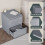 Vida Designs (Grey) Vida Designs Glinton 2 Drawer Bedside Chest 1