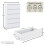 Vida Designs (White) Denver 5 Drawer Chest Garment Storage Bedroom Unit 1