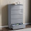 Vida Designs (Grey) Glinton Modern 5 Drawer Chest Bedroom Home Storage 5