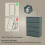 Vida Designs (Jasper Green) Denver 4 Drawer Chest Bedroom Storage Unit 8