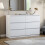 Vida Designs (White) Denver 6 Drawer Chest Wide Bedroom Clothes Storage 1