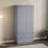 Vida Designs (Grey) Glinton 2 Door 2 Drawer Wardrobe Bedroom Storage 1