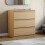 Vida Designs (Pine) Denver 3 Drawer Bedside Cabinet Storage Chest 1