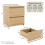 Vida Designs (Pine) Denver 2 Drawer Bedside Chest Side End Cabinet 2