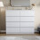 Vida Designs (White) Denver 8 Drawer Wide Chest Bedroom Storage Unit 3