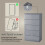 Vida Designs (Grey) Glinton Modern 5 Drawer Chest Bedroom Home Storage 7