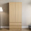 Vida Designs (Pine) Denver 2 Door 2 Drawer Wardrobe Bedroom Storage 6