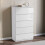 Vida Designs (White) Glinton Modern 5 Drawer Chest Bedroom Home Storage 1