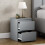 Vida Designs (Grey) Denver 2 Drawer Bedside Chest Side End Cabinet 6