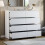 Vida Designs (White) Denver 8 Drawer Wide Chest Bedroom Storage Unit 6