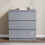 Vida Designs (Grey) Glinton Modern 3 Drawer Chest Bedroom Home Storage 3