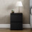 Vida Designs (Black) Denver 2 Drawer Bedside Chest Side End Cabinet 7
