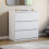 Vida Designs (White) Denver 3 Drawer Bedside Cabinet Storage Chest 1