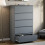Vida Designs (Grey) Denver 5 Drawer Chest Garment Storage Bedroom Unit 4