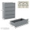 Vida Designs (Grey) Denver 4 Drawer Chest Bedroom Storage Unit 2