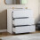Vida Designs (White) Denver 3 Drawer Bedside Cabinet Storage Chest 6