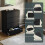 Vida Designs (Black) Denver 4 Drawer Chest Bedroom Storage Unit 7