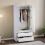 Vida Designs (White) Glinton 2 Door 2 Drawer Wardrobe Bedroom Storage 1