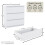 Vida Designs (White) Denver 3 Drawer Bedside Cabinet Storage Chest 2