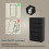 Vida Designs (Black) Denver 5 Drawer Chest Garment Storage Bedroom Unit 8