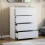 Vida Designs (White) Denver 4 Drawer Chest Bedroom Storage Unit 6