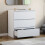 Vida Designs (White) Denver 3 Drawer Bedside Cabinet Storage Chest 5
