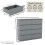Vida Designs (Grey) Denver 8 Drawer Wide Chest Bedroom Storage Unit 2