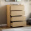 Vida Designs (Pine) Denver 4 Drawer Chest Bedroom Storage Unit 5