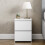 Vida Designs (White) Denver 2 Drawer Bedside Chest Side End Cabinet 1