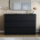 Vida Designs (Black) Denver 6 Drawer Chest Wide Bedroom Clothes Storage 2