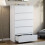Vida Designs (White) Denver 5 Drawer Chest Garment Storage Bedroom Unit 4