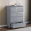 Vida Designs (Grey) Glinton Modern 4 Drawer Chest Bedroom Home Storage 5