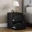 Vida Designs (Black) Denver 2 Drawer Bedside Chest Side End Cabinet 5