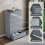 Vida Designs (Grey) Glinton Modern 5 Drawer Chest Bedroom Home Storage 6