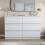 Vida Designs (White) Denver 6 Drawer Chest Wide Bedroom Clothes Storage 3