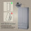 Vida Designs (Grey) Glinton 2 Door 2 Drawer Wardrobe Bedroom Storage 8