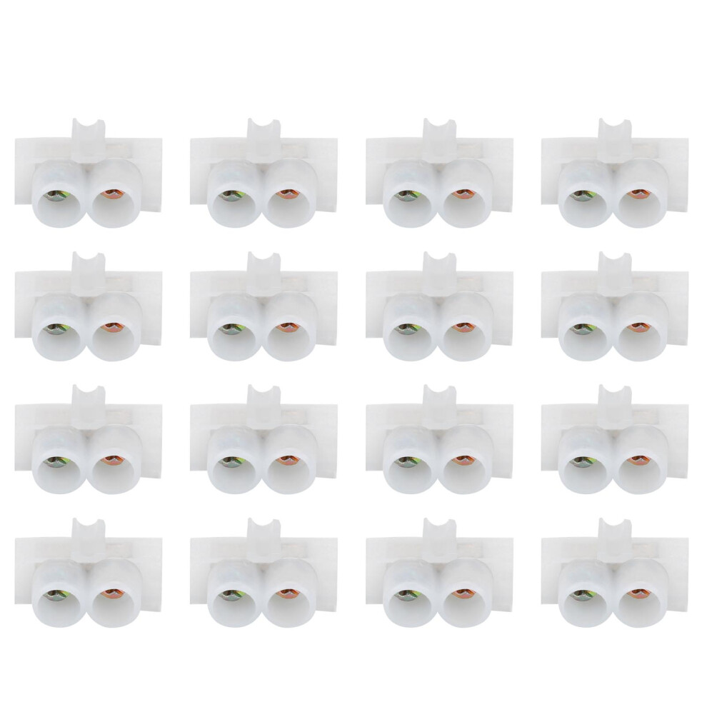 50Pcs Flameretardant Wire Terminal Block 20A 380V Industrial Supplies 9481378631309